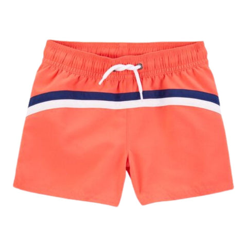 Bañador Rayas Niño Pequeño - Naranja