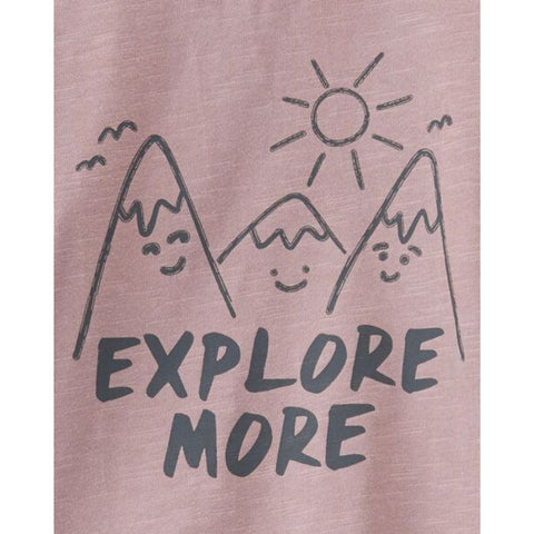 Camiseta Algodón Orgánico Bebé Niña “Explore More”