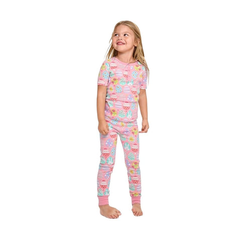 Conjunto de Pijama Niña Pequeña Huevitos