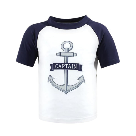 Conjunto Traje de Baño Niño Pequeño Ancla Naval (UPF 50+)