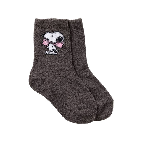 Calcetines Abrigados Snoopy Bebé y Niño(a) Pequeño(a) - Café