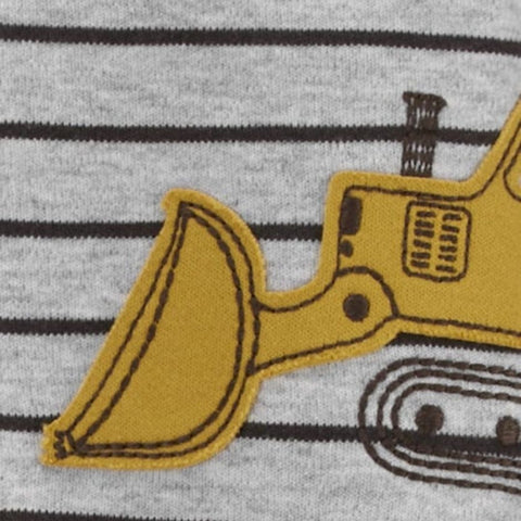 Pijama con Cierre de Doble Vía y Diseño de Construcción Bebé Niño