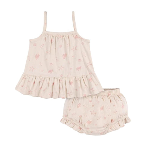 Blusa sin Mangas Bebé Niña (Conjunto de 2 piezas)