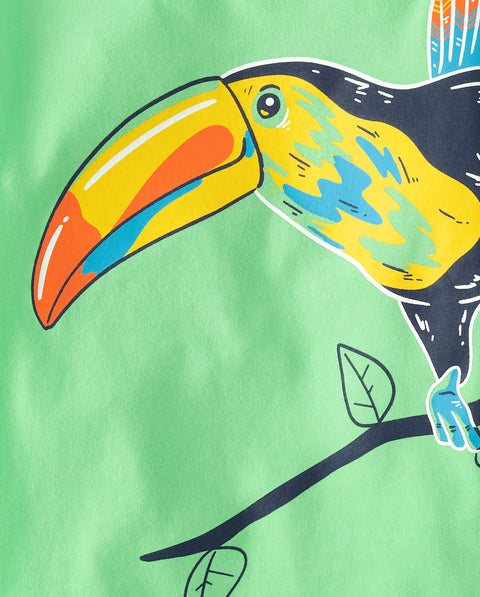 Camiseta Gráfica Animales Bebé Niño (Paquete de 3)