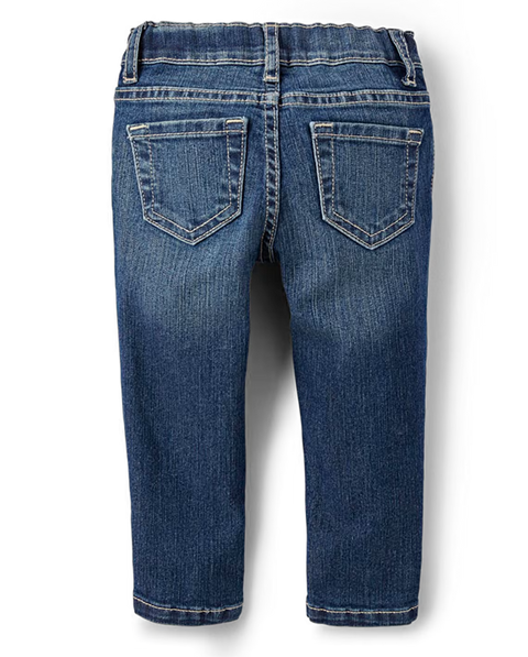 Jeans Ajustados Bebé Niña - Lavado Medio