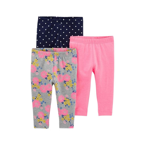 Legging Bebé Niña (Paquete de 3)