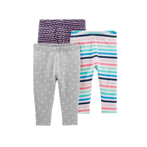 Legging Bebé Niña (Paquete de 3)
