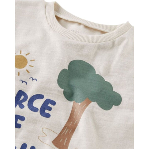 Camiseta Algodón Orgánico Bebé Niño “Force of Nature”