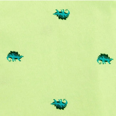 Camiseta Sin Mangas Diseño de Dinosaurio Bebé Niño - Amarillo Neón