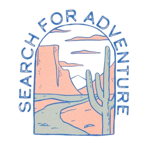 Camiseta Gráfica Manga Corta Niño Pequeño “Adventure” - Crema
