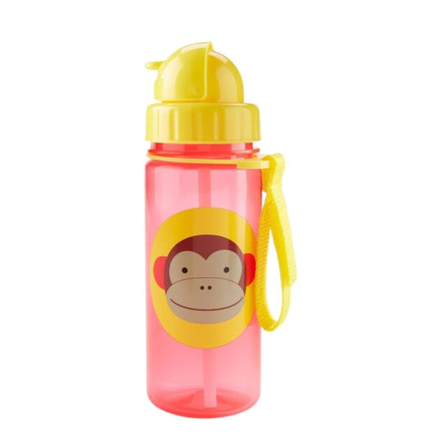 Botella con Pitillo Zoo 13 oz - Mono