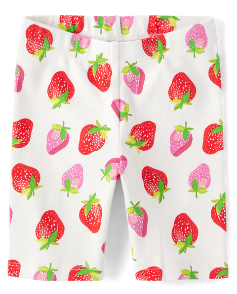 Shorts Tipo Ciclista Estampado Bebé Niña y Niña Pequeña - Little Essentials