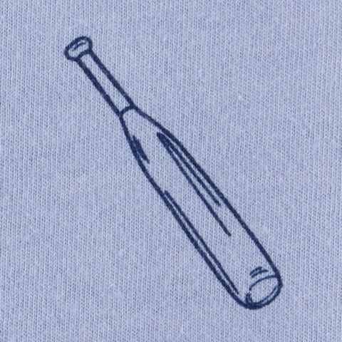 Camiseta Sin Mangas Diseño de Béisbol Bebé Niño - Azul