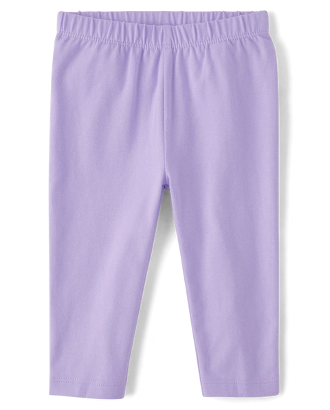 Leggings con Volantes y Diseño de Mariposas Bebé Niña - Morado (Paquete de 2)