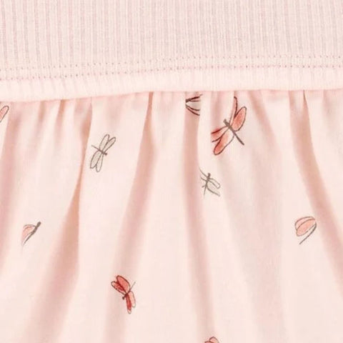 Vestido Tipo Body y Cárdigan Bebé Niña - Rosa (Conjunto de 2 piezas)