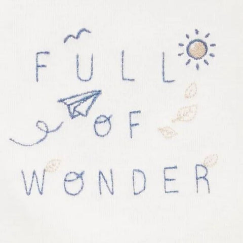 “Take-Me-Home” Full of Wonder Bebé - Azul/Blanco (Conjunto de 4 piezas)