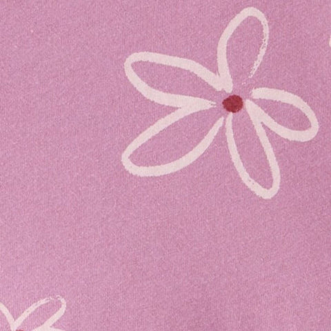 Vestido Manga Corta Niña Pequeña Estampado de Flores - Rosa