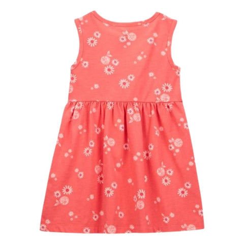 Vestido Sin Mangas Estampado Floral Niña Pequeña