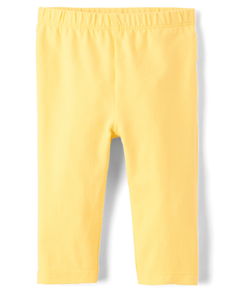 Leggings con Volantes y Diseño de Sol Bebé Niña - Amarillo (Paquete de 2)