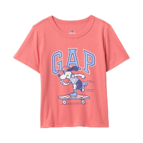 Camiseta Gráfica Bebé Niño y Niño Pequeño Patineta - Rojo Sandía