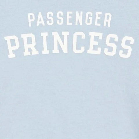 Camiseta Gráfica Manga Corta Diseño de Princesa Niña Pequeña - Azul