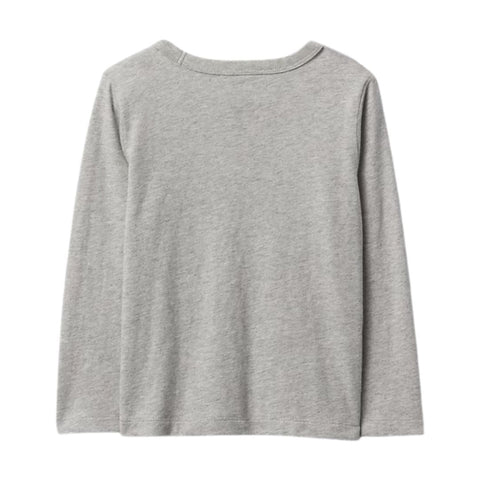 Camiseta Gráfica Bebé Niño "Space is Cool" - Gris Jaspeado